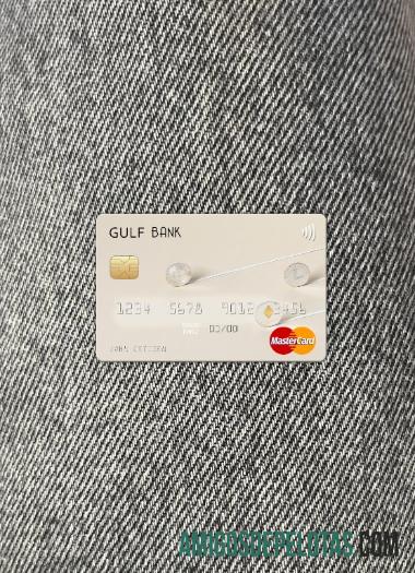 Argélia Gulf Bank Mastercard Photolook Front amostra